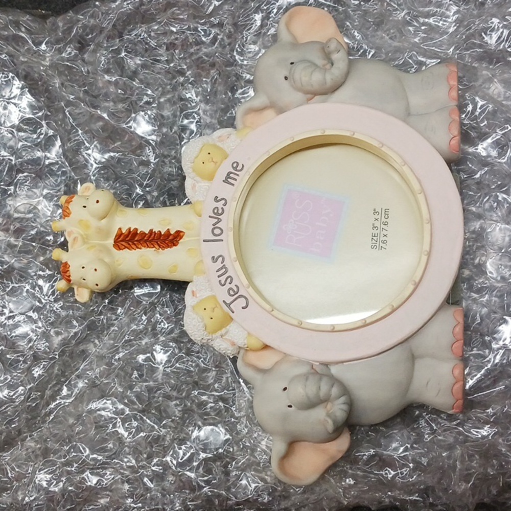 Russ Photo Frame Notes From Noah 3x3 Baby PINK